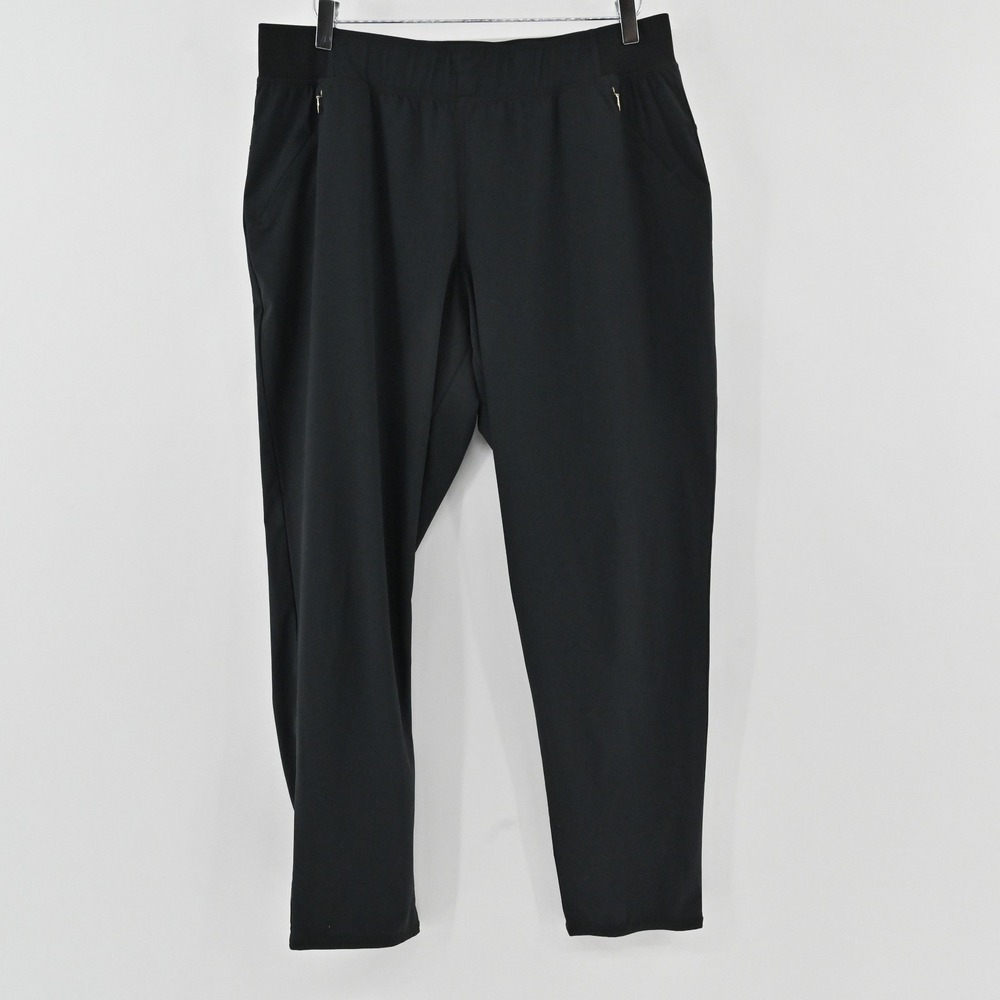 Lilly Pulitzer Luxletic Weekender Jogger Pants Womens Size XL Black Activewear